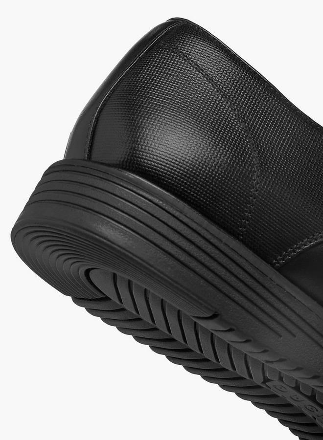 DUCHINI Men's Solid Lace-Up Derby Shoes - Image 5