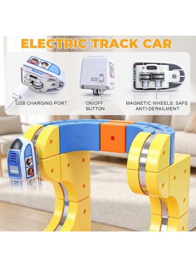 WUPIOS Magic Flexible Race Track Gravity Track Car - Image 5