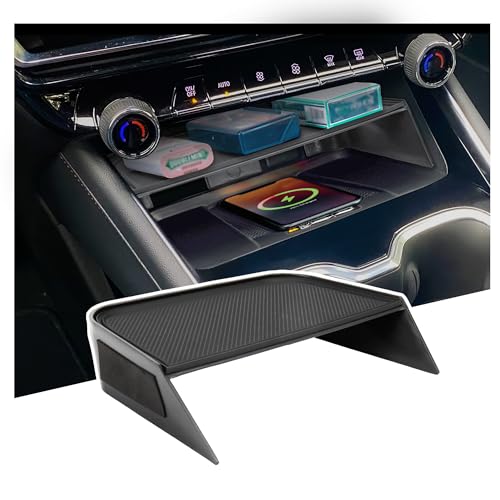 Sinminou Center Console Organizer Compatible with 2024-2026 Chevy Traverse Interior Accessories, Storage Box Insert Divider Compartment Tray; Not fit for 2024 Chevy Traverse Limited - Image 1