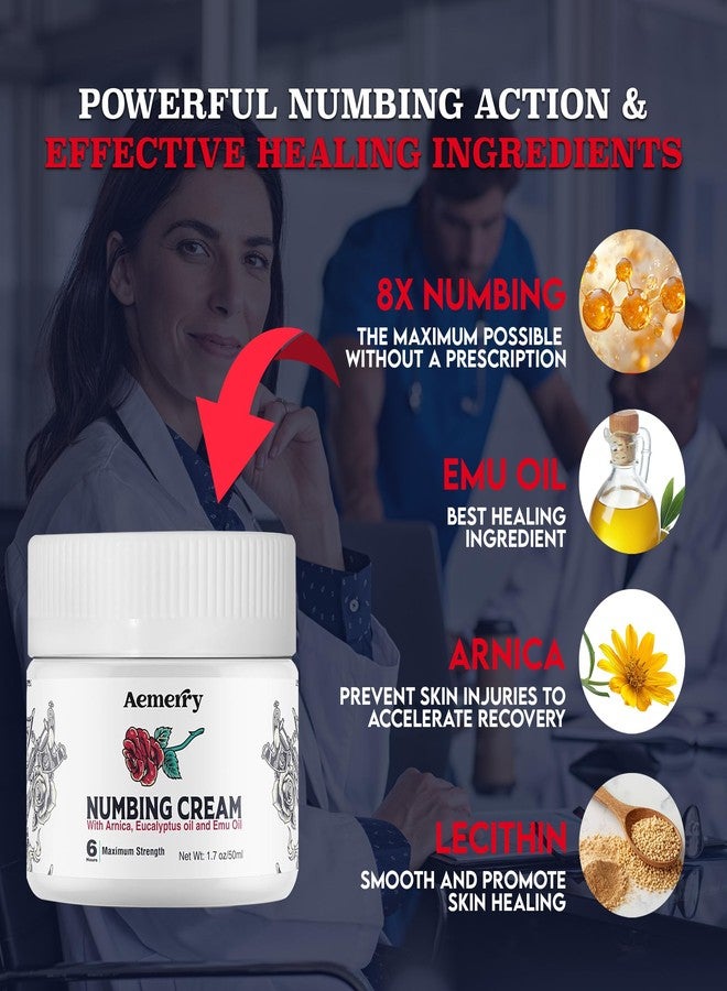 Aemerry Numbing Cream Maximum Strength: Extra Strength Numbing Cream - Up to 6 Hours Numbness for Multi-Purpose Use - Image 3