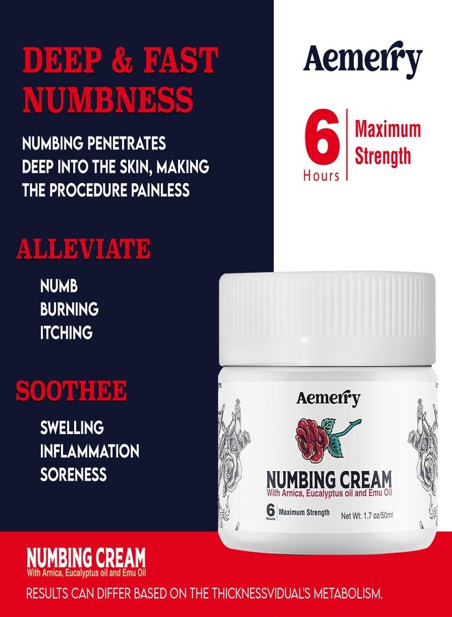 Aemerry Numbing Cream Maximum Strength: Extra Strength Numbing Cream - Up to 6 Hours Numbness for Multi-Purpose Use - Image 4