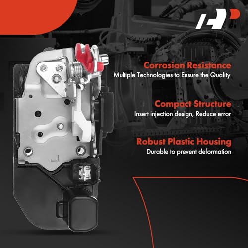 A-Premium قفل قفل غطاء صندوق A-Premium متوافق مع مركبات جيب - ليبرتي 2003 2004 2005 2006 2007 رياضية - باب خلفي، استبدال# 55360641AA، 55360641AB، 55360641AE - Image 2