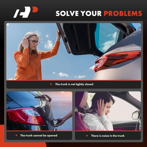 A-Premium قفل قفل غطاء صندوق A-Premium متوافق مع مركبات جيب - ليبرتي 2003 2004 2005 2006 2007 رياضية - باب خلفي، استبدال# 55360641AA، 55360641AB، 55360641AE - Image 5