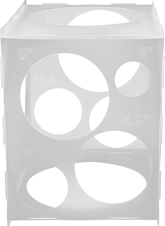 Adjustable Folding Balloon Sizer Box With 11 Holes For Party Decorations - Image 1