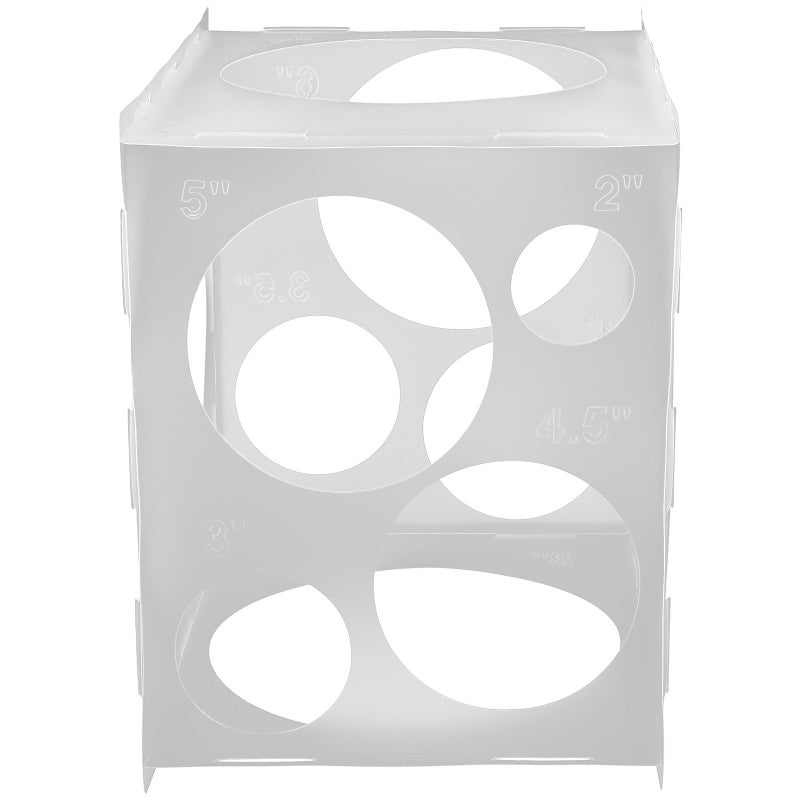 Adjustable Folding Balloon Sizer Box With 11 Holes For Party Decorations - Image 2