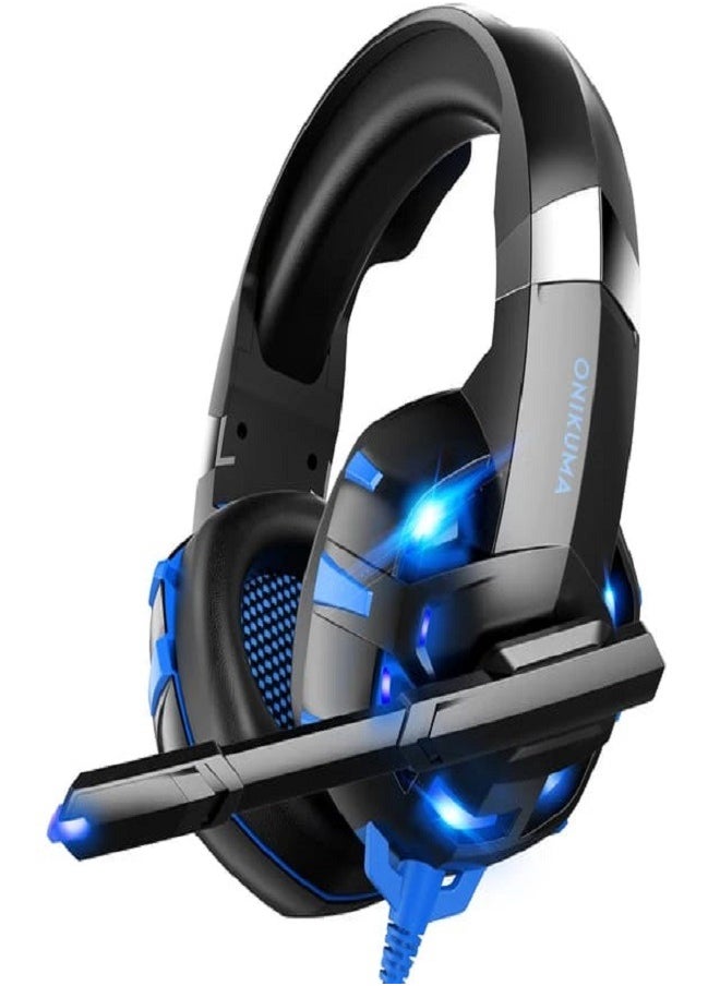 onikuma - ONIKUMA K2Pro Gaming Headphones-Wired Best Headphones for Ultimate Gaming Experience"Gaming Headphone For PC,PS4,XBOX,IPAD,APPLE,Laptop (Black) - Image 1