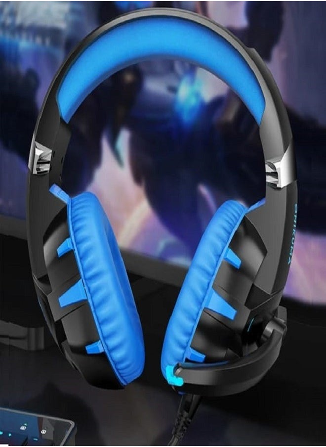 onikuma - ONIKUMA K2Pro Gaming Headphones-Wired Best Headphones for Ultimate Gaming Experience"Gaming Headphone For PC,PS4,XBOX,IPAD,APPLE,Laptop (Black) - Image 1
