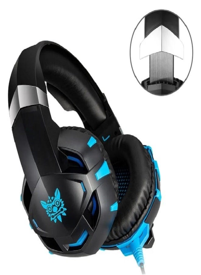 onikuma - ONIKUMA K2Pro Gaming Headphones-Wired Best Headphones for Ultimate Gaming Experience"Gaming Headphone For PC,PS4,XBOX,IPAD,APPLE,Laptop (Black) - Image 1