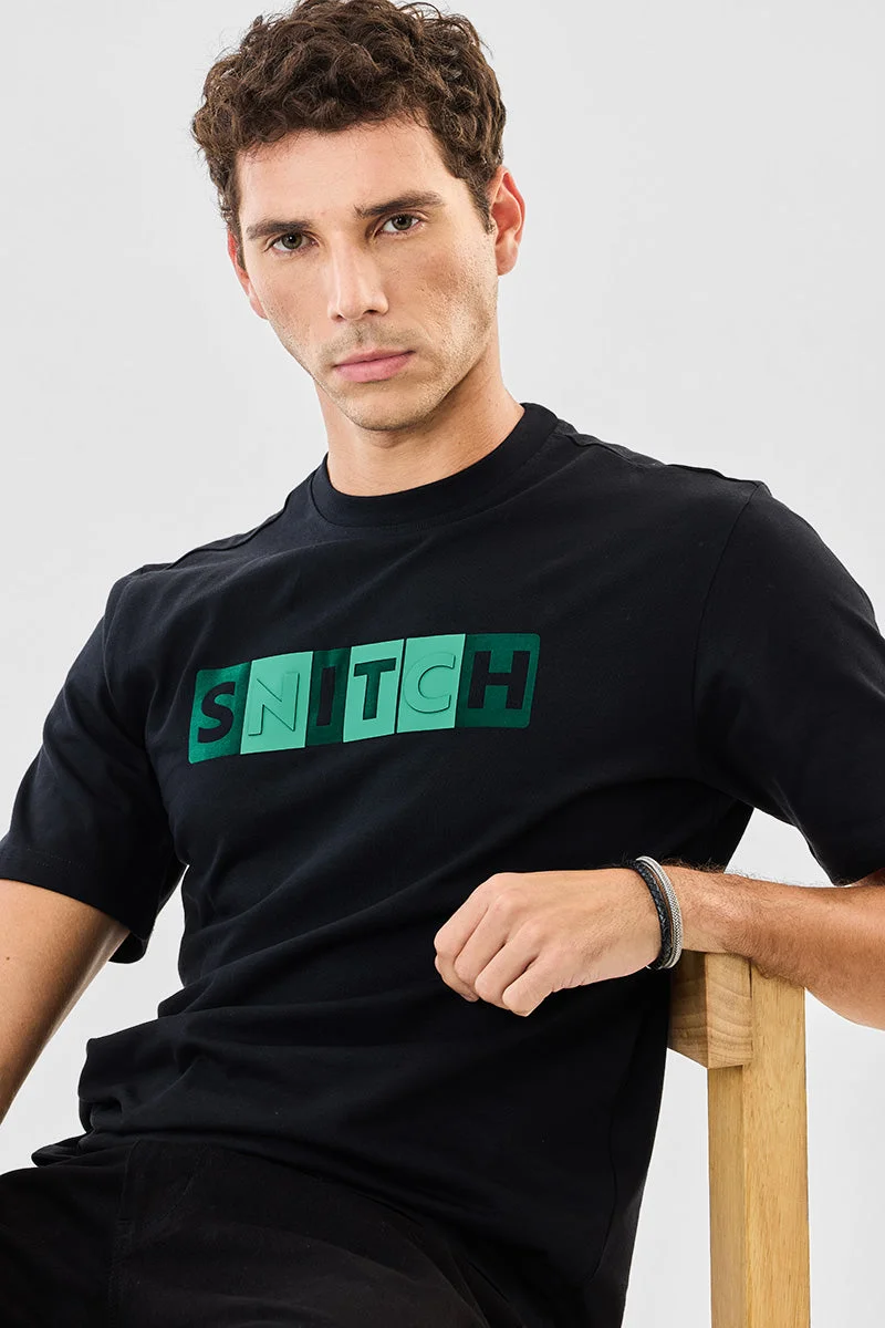 SNITCH تيشيرت قطن % بقصة عادية سنيتش