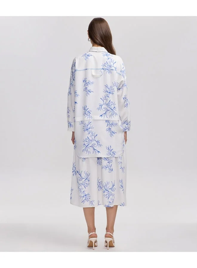 Ipekyol  Relaxed Fit Floral Print Shirt for Women | Best Price UAE
