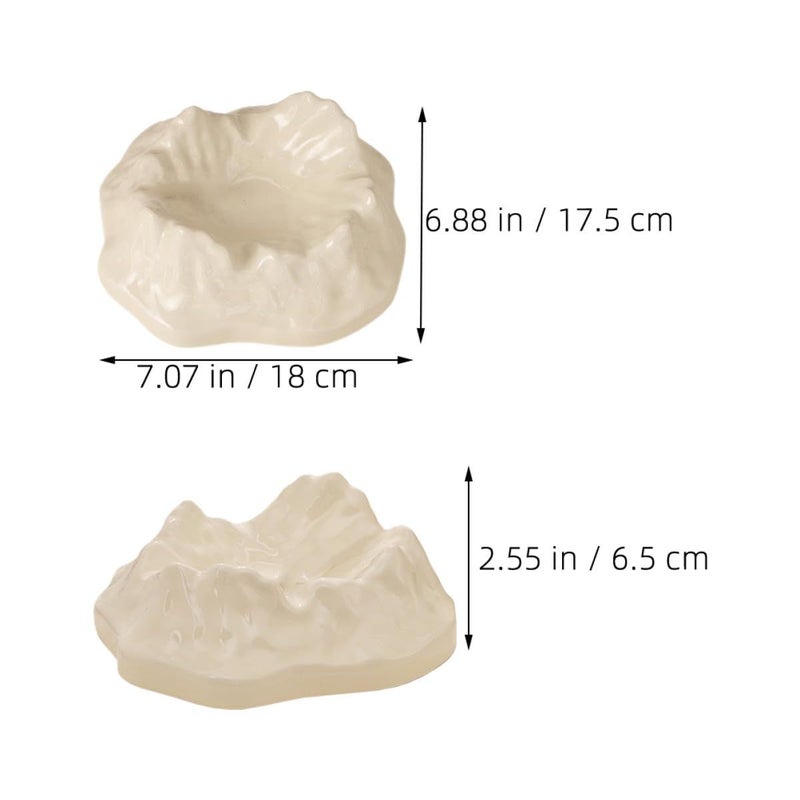 Creative Volcano Shaped Ashtray Desktop Decoration Smoking Ash Holder Cigarette Container - Image 3