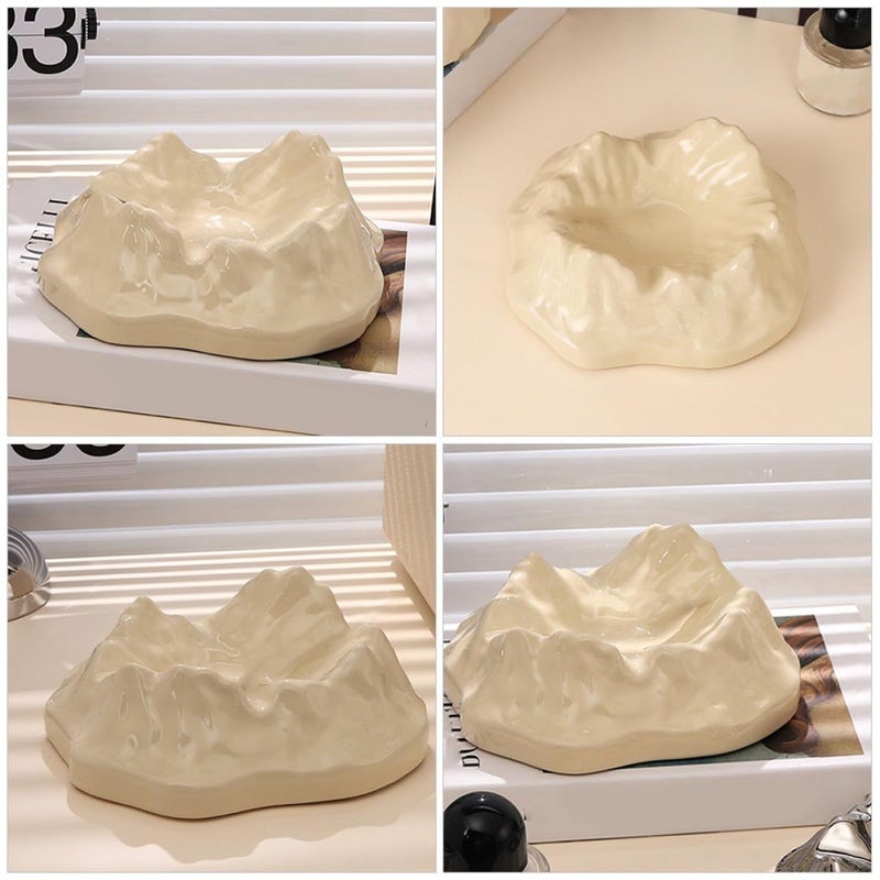 Creative Volcano Shaped Ashtray Desktop Decoration Smoking Ash Holder Cigarette Container - Image 4