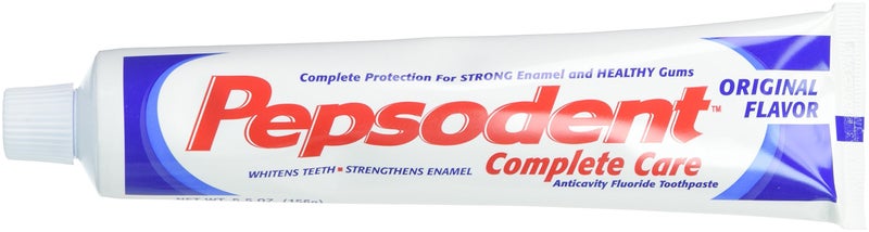 Pepsodent Complete Care Anticavity Fluoride Toothpaste Original 55 Ounce Pack of 6