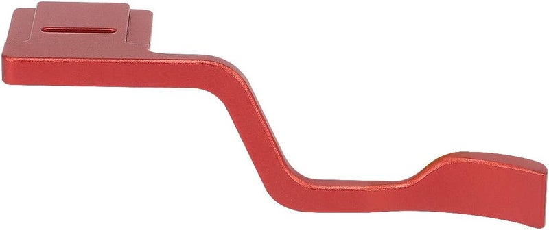 Haoge THB-XT4R Metal Hot Shoe Thumb Up Rest Hand Grip for Fujifilm Fuji X-T1 X-T2 X-T3 X-T4 XT1 XT2 XT3 XT4 Camera Red - Image 1