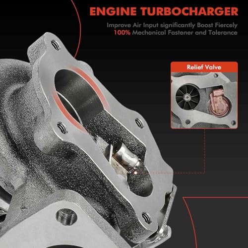 A-Premium CT10 Complete Turbocharger Turbo Kit with Gasket Compatible with Toyota Models - Hilux 2005-2015 Hiace Land Cruiser Turbocharger 2.5L - Replaces 1720130030, 172010L030 - Image 4