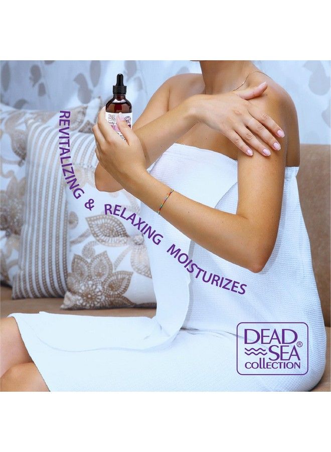Dead Sea Collection Body Oil For Dry Skin Retinol & Vitamin E A D Moisturizing Oil Antiaging And Skin Elasticity Support Pack Of 2 (4 Fl.Oz Each) - Image 5