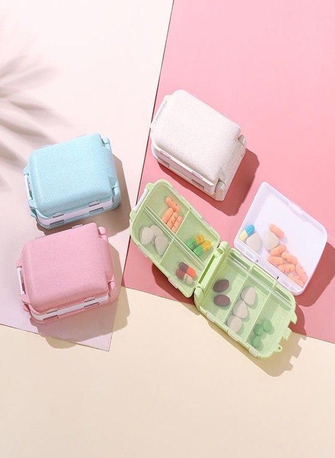 MaruHub Compact Travel Pill Box with Multiple Compartments – Moisture-Proof and Durable Medicine & Vitamin Organizer for On-the-Go Use, Ideal for Pocket or Purse, Travel-Friendly (Model 6 - Image 2