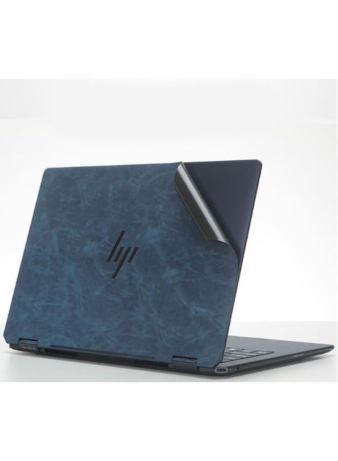 Laptop Decal Cover Compatible with 14 inch HP OmniBook Ultra Flip 2 in 1 14 fh 2024 Anti Scratch Sticker Three Sided Leather Notebook Film - Image 2