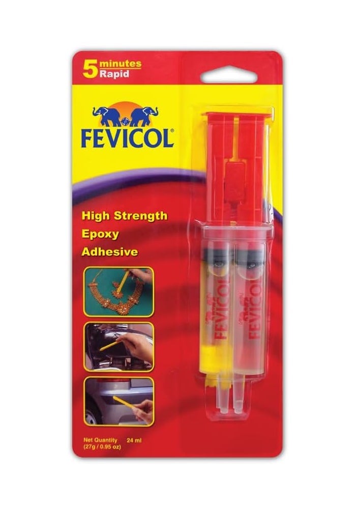 Fevicol Rapid Epoxy Adhesive - High Strength Two-Component Fast-Setting Adhesive, 24 ml - Image 1