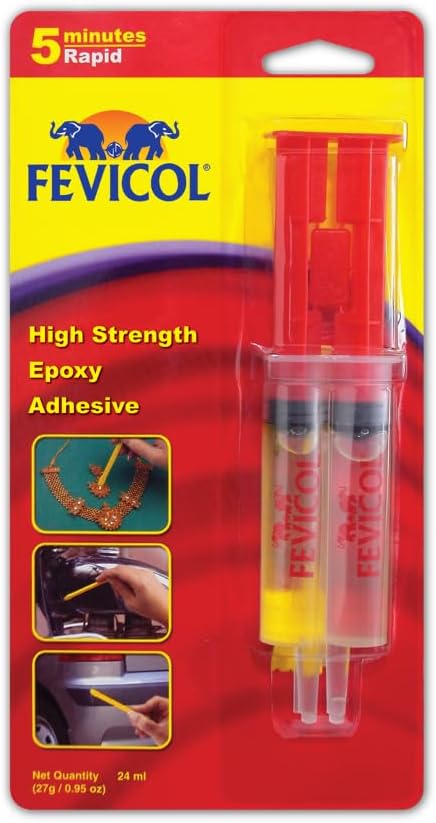 Fevicol Rapid Epoxy Adhesive - High Strength Two-Component Fast-Setting Adhesive, 24 ml - Image 1