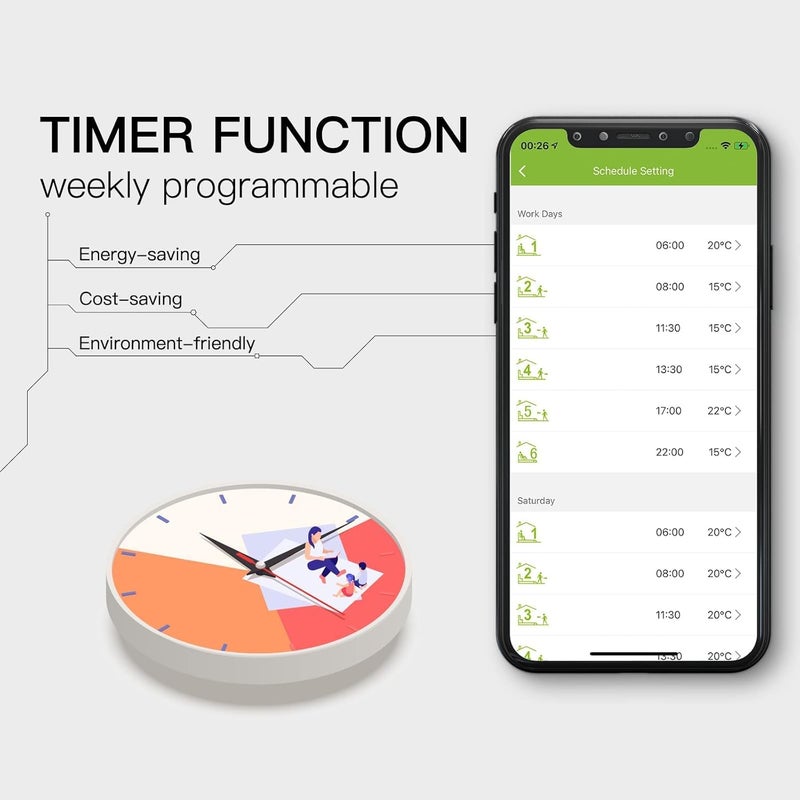 MOES WiFi AC Smart Thermostat - Image 5