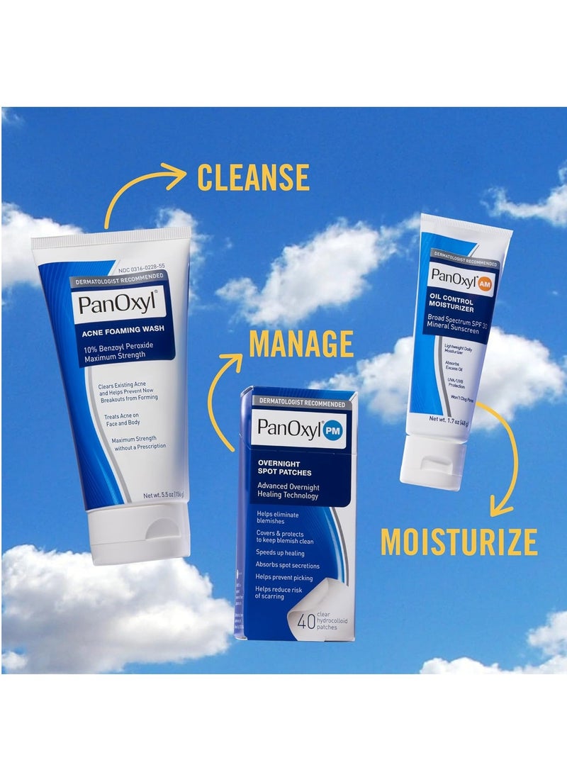 Generic - Panoxyl Benzoyl Peroxide 10% Acne Foaming Wash, Maximum Strength Antimicrobial, 5.5 oz. - Image 1