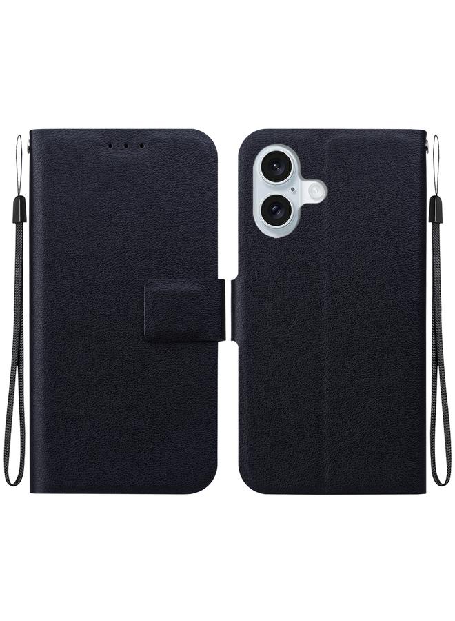 اس-توب جراب هاتف iPhone 16 فائق النحافة مصنوع من الجلد مع مشبك مغناطيسي - Image 1