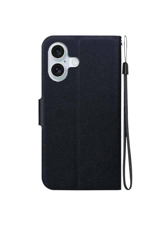 اس-توب جراب هاتف iPhone 16 فائق النحافة مصنوع من الجلد مع مشبك مغناطيسي - Image 3