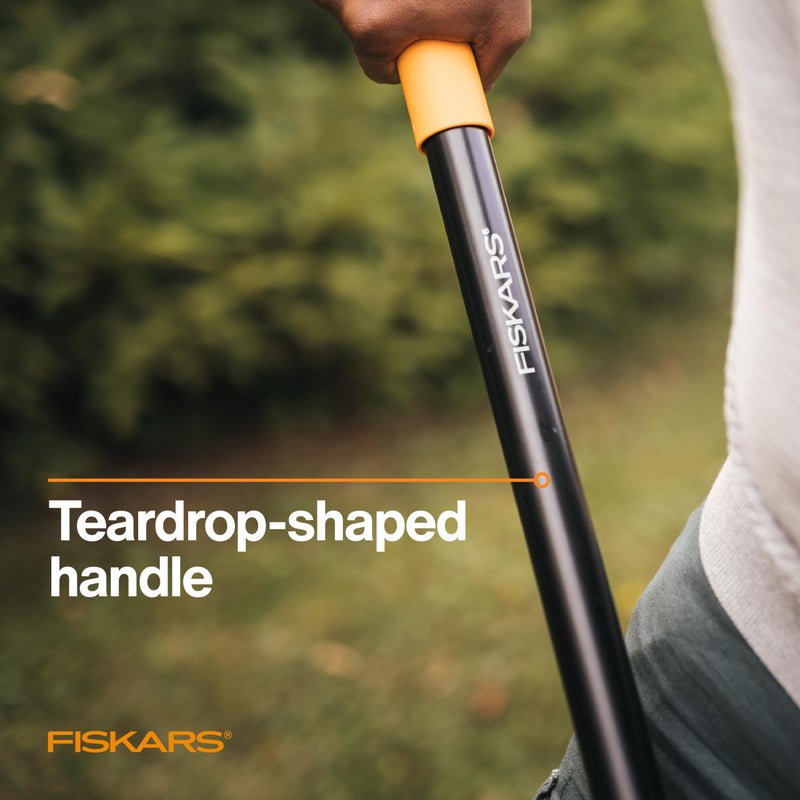 Fiskars Garden Shovel for Digging, Heavy Duty Steel Gardening Tool with Straight Handle - Image 5