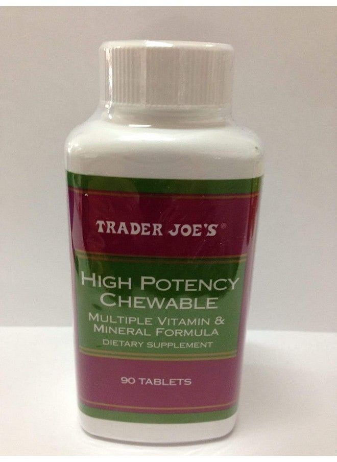 TJ's - Trader Joe High Potency Chewable 90 Tablets - Image 1
