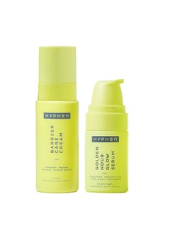 HYPHEN Daily Nightcare Routine For Combination & Oily Skin With Face Serum & Barrier Care Cream Glow & Moisturize Skincare Essentials Rich In Ceramides Niacinamide & Hyaluronic Acid Pack Of 2  - Image 1