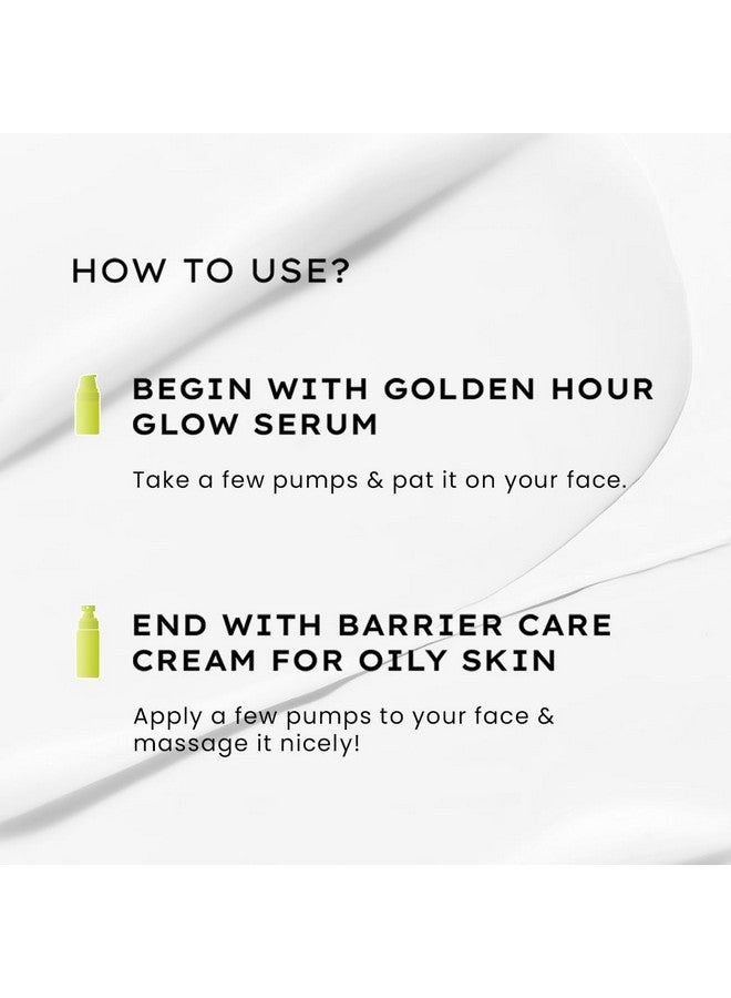 HYPHEN Daily Nightcare Routine For Combination & Oily Skin With Face Serum & Barrier Care Cream Glow & Moisturize Skincare Essentials Rich In Ceramides Niacinamide & Hyaluronic Acid Pack Of 2 - Image 3