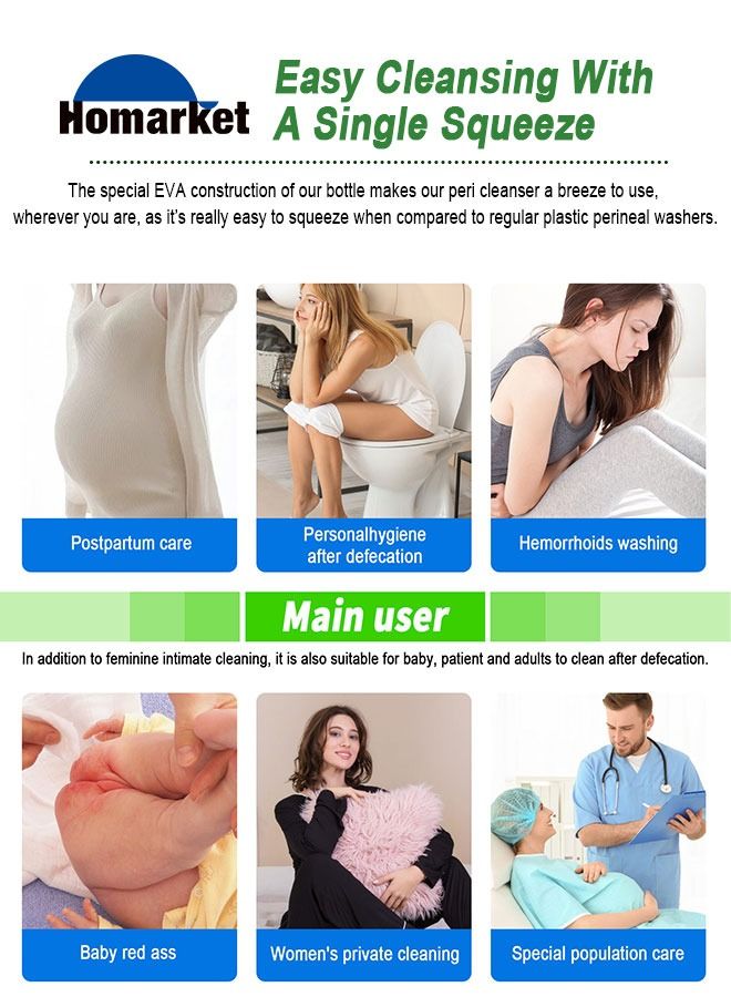 waterpulse Portable Travel Bidet Portable Bidet for Toilet Handheld Postpartum Perineal Cleansing Childbirth Cleaner - for Outdoor,Camping,Travling,Personal Hygiene, with Travel Bag, 450 ml Capacity - Image 2