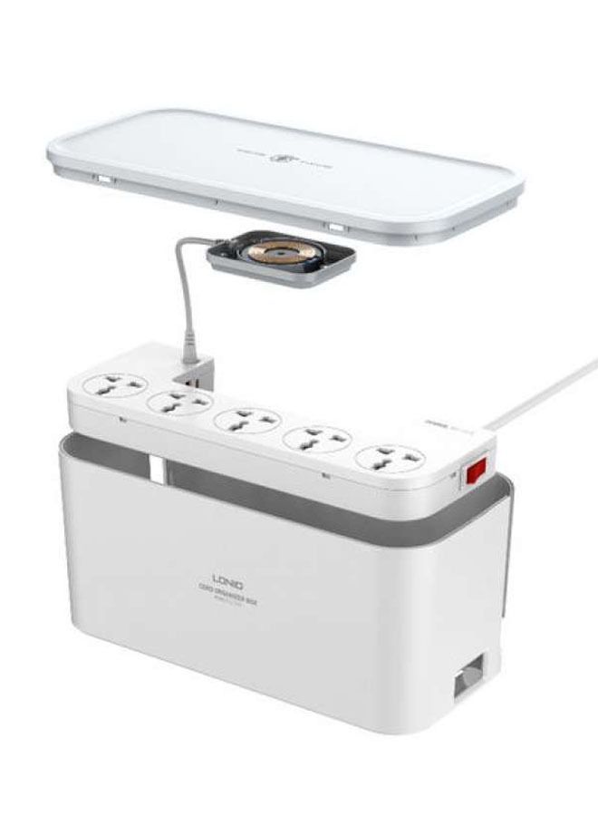 general SCW5354 Organizing Box Power Strip 15W Wireless Charger with 20W PD+QC output - Image 1