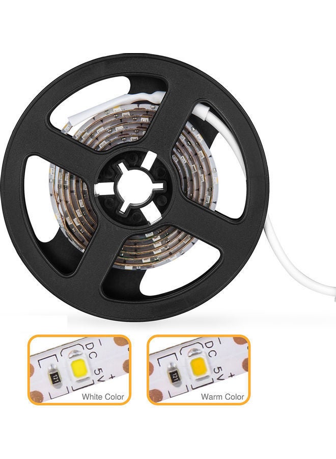 NIBEMINENT USB Dimmable 30 LEDs Strip Light Touching Control White 0.5meter - Image 3