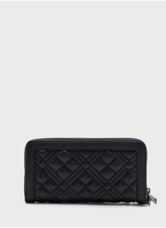 Love Moschino Quilted Zip Over Clutche  - Image 2