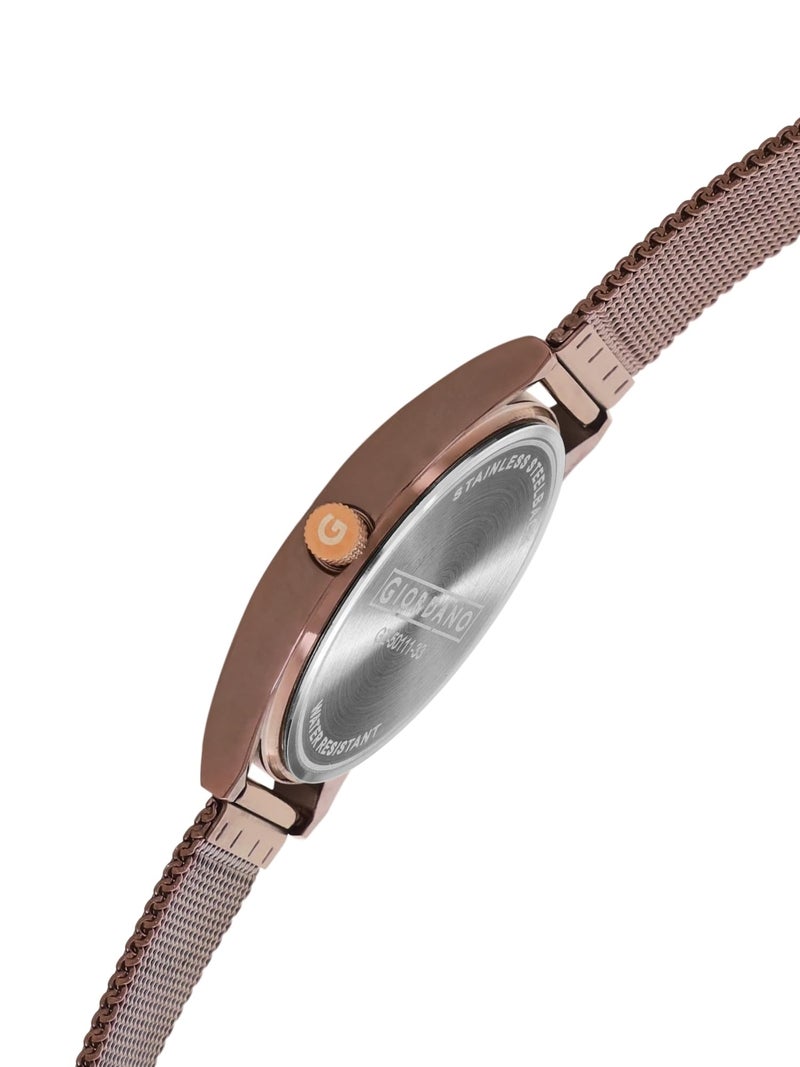 Giordano Analog Watch for Men Stylish Metal Strap| 3 Hands Mechanism with Water Resistant Wrist Watch GZ-50111 - Image 5