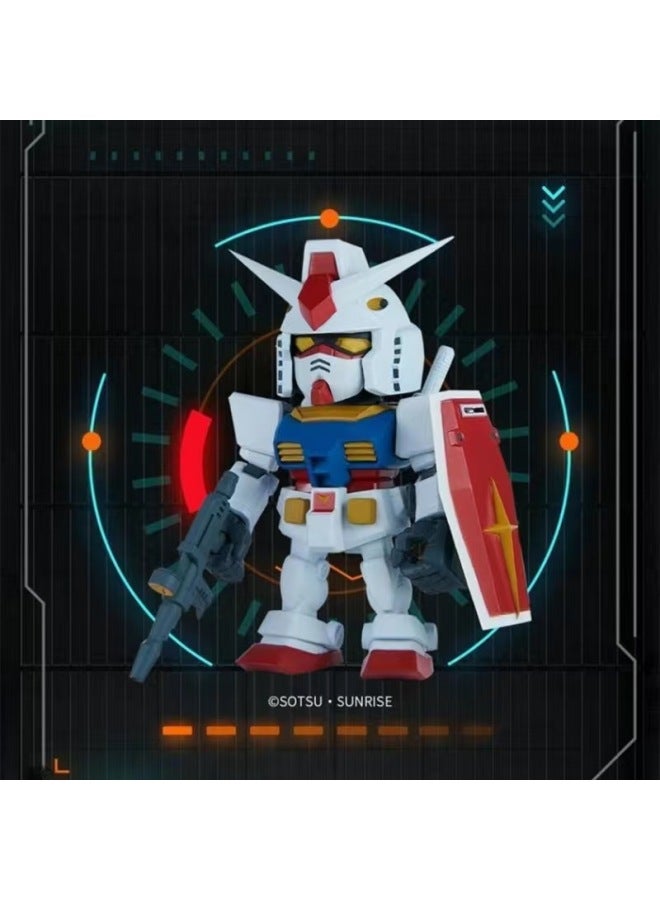 [China Version] McDonald's Joint Bubble Mart Blind Box Qmsv-mini Joint Wan Dai Yuan Zu Gundam-Color:Gundam Dedicated Shield - Image 5