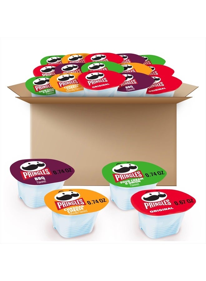 Pringles Potato Crisps Chips, Snack Stacks, Lunch Snacks, Office and Kids Snacks, Variety Pack (36 Cups) - Image 1