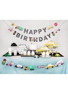 Merrilulu Transportation Party Garland | Car Themed Party Decorations | Vehicle Party  - Image 2