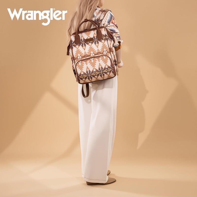 Wrangler Aztec Organized Backpack with Stroller Strap - Image 2