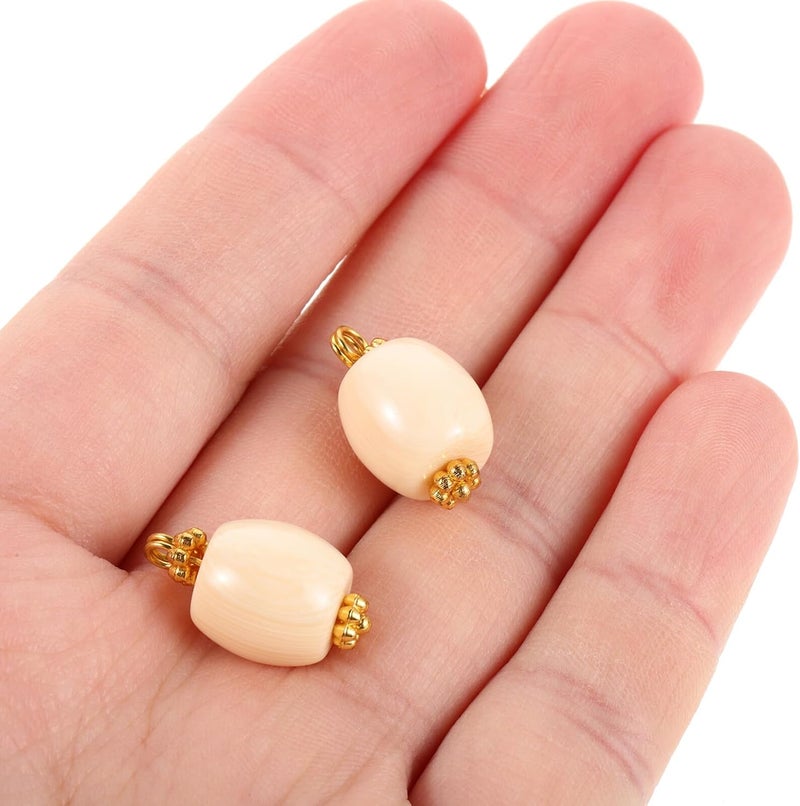 10pcs Beige Resin Flower Buttons 12mm Round Knitting Buttons for Women’s Cheongsam Hanfu Blouses Sweaters DIY Sewing Closures Vintage Chinese Clothing - Image 4
