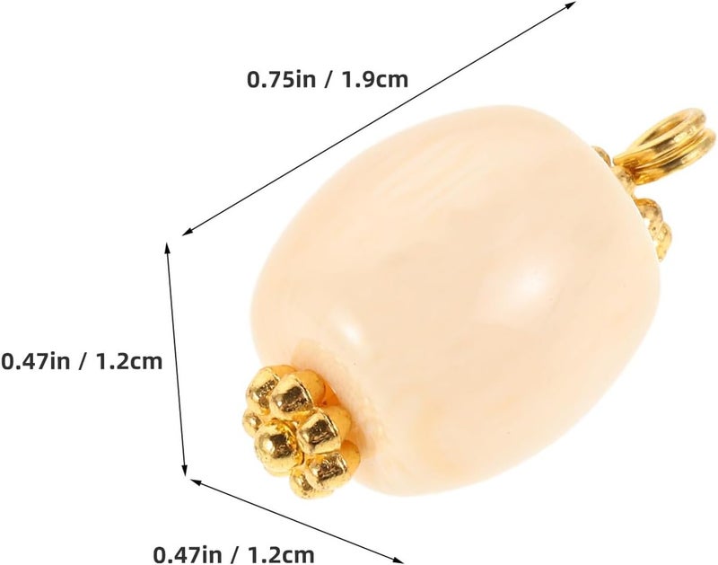 10pcs Beige Resin Flower Buttons 12mm Round Knitting Buttons for Women’s Cheongsam Hanfu Blouses Sweaters DIY Sewing Closures Vintage Chinese Clothing - Image 2
