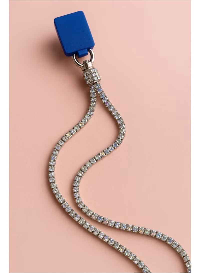 Shein Long Rhinestone Mobile Chain Combines luxury and elegance to protect your phone - Image 5