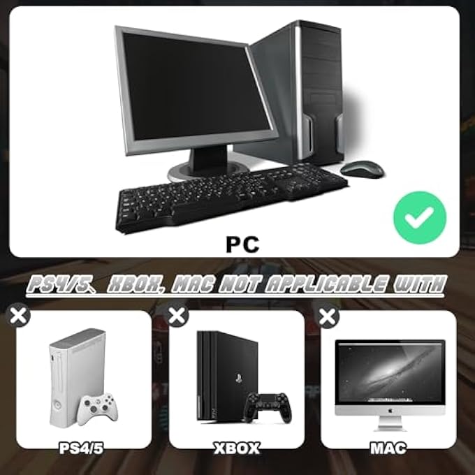 rayihni PC RACING GAME USB HANDBRAKE FOR 16-BIT SIM - COMPATIBLE WITH G27, G29, G920, G923, T500, T300 - LINEAR HANDBRAKE WITH FIXING CLIP AND PLATE - Image 3