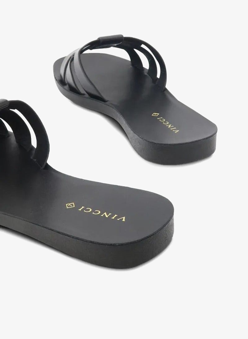 فينتشي صندل مسطح مفتوح من الأمام - Image 4