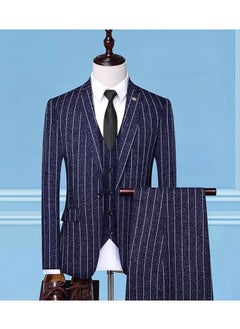 KUYING New Slim Fit Suit Three Piece Set  - Image 1