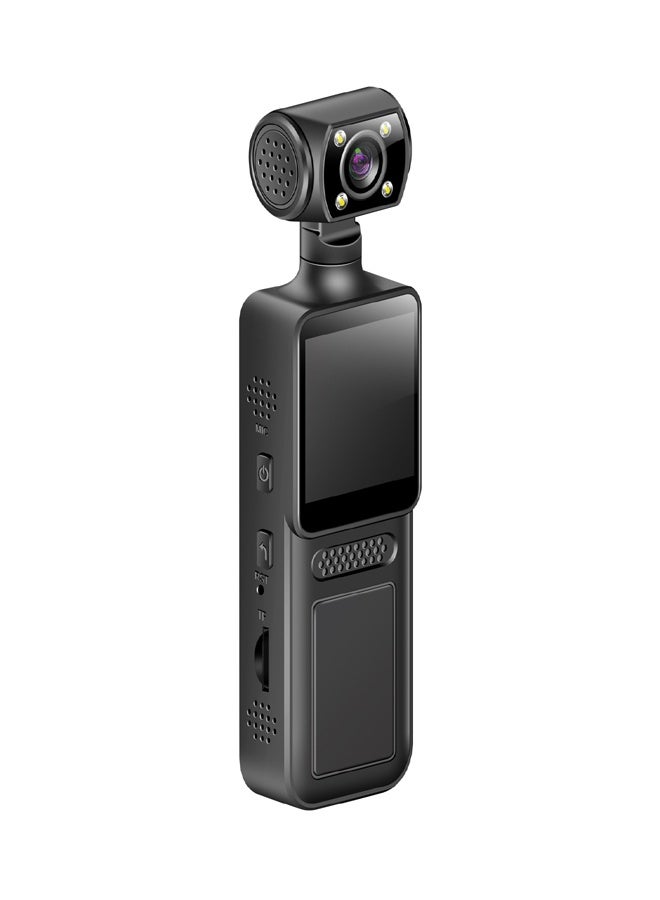 كاميرا محمولة عالية الدقة مزدوجة العدسات مع رؤية ليلية وشاشة LCD - Image 3