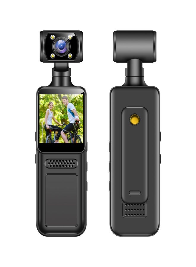 كاميرا محمولة عالية الدقة مزدوجة العدسات مع رؤية ليلية وشاشة LCD - Image 2
