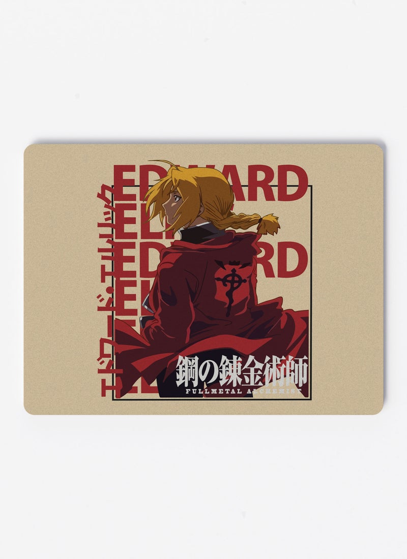 LOUD UNIVERSE Fullmetal Alchemist Jar Fullmetal Alchemist Brotherhood Non-Slip Rubber Base Mouse Pad Edward Elric Rectangular Desk Mouse Pad Alchemist of Steel Amestris-Manga Series - Image 1